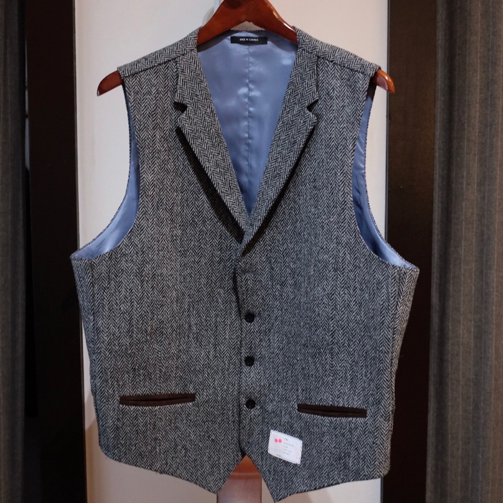 Empire Clothing Wool Herringbone Vest